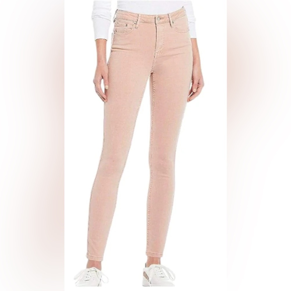 Calvin Klein Jeans Women's High Rise Skinny Jean Size: 10, Color: Chintz Rose